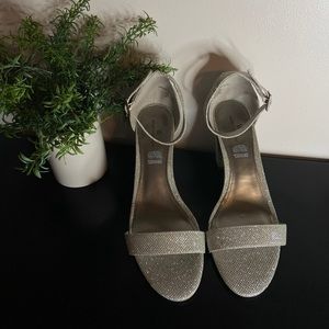 Worthington Silver Heeled Sandals